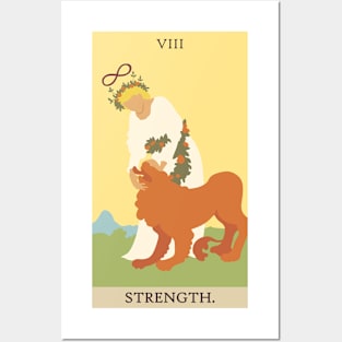 Strenght Tarot Card Posters and Art